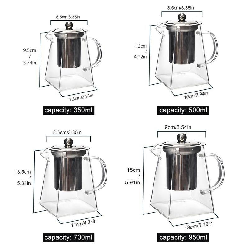 Glass Teapot Set